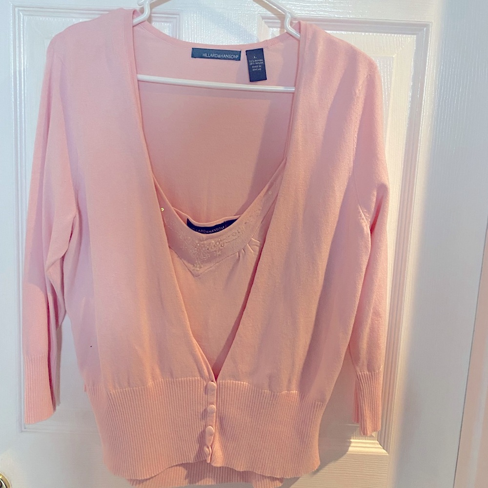 Woman’s sweater & Cami Set size L